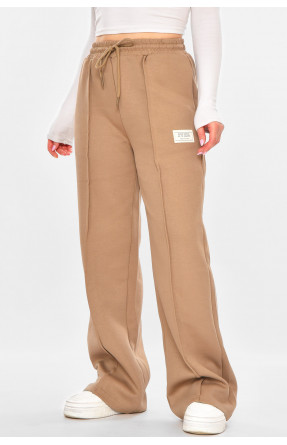 Штани жіночі однотонні бежевого кольору 2759 211131C