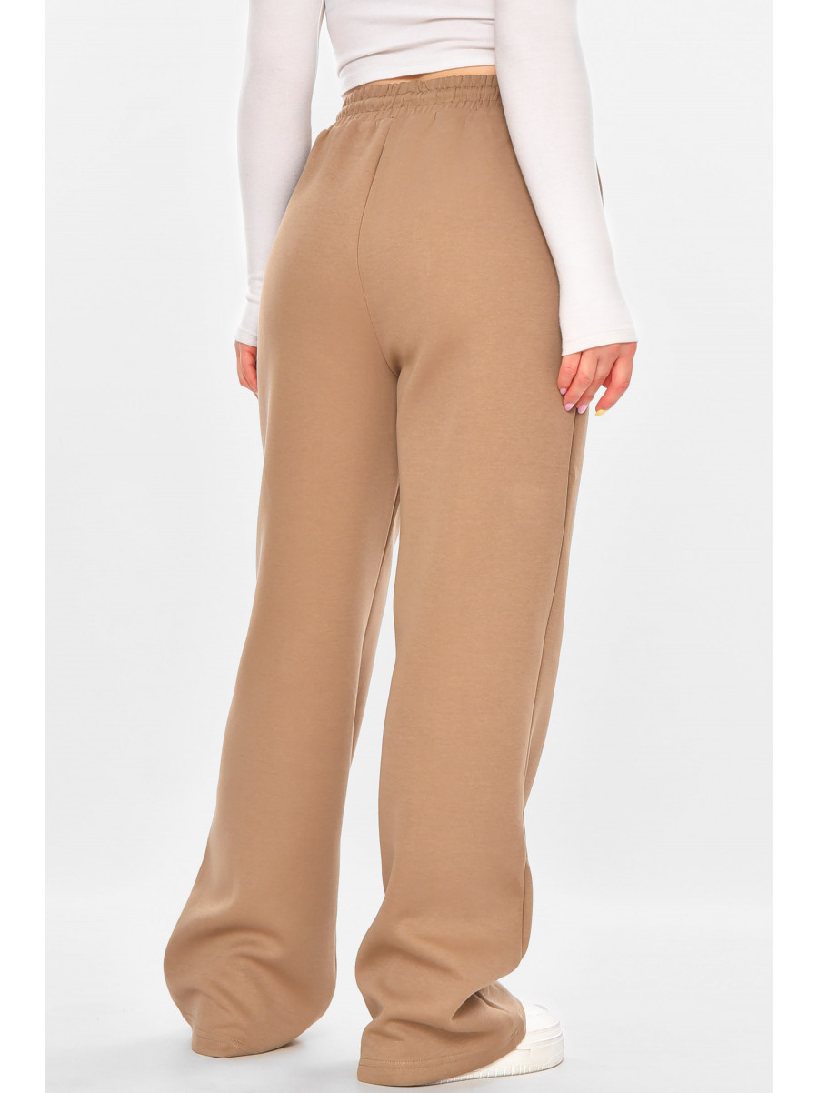 Штаны женские однотонные бежевого цвета 2759 211131C