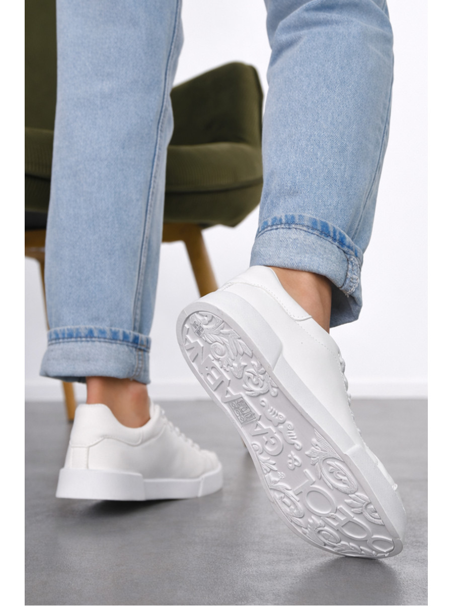 Кроссовки женские белого цвета 533-698 211144C