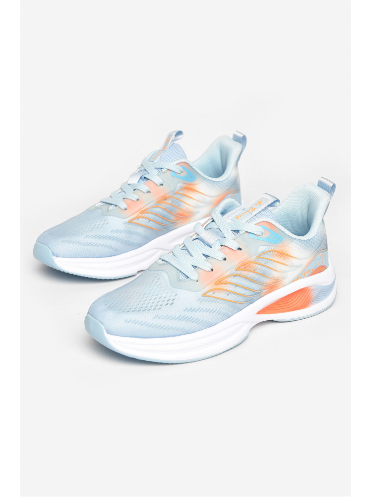 Кроссовки мужские голубого цвета на шнуровке 2849-2 211153C