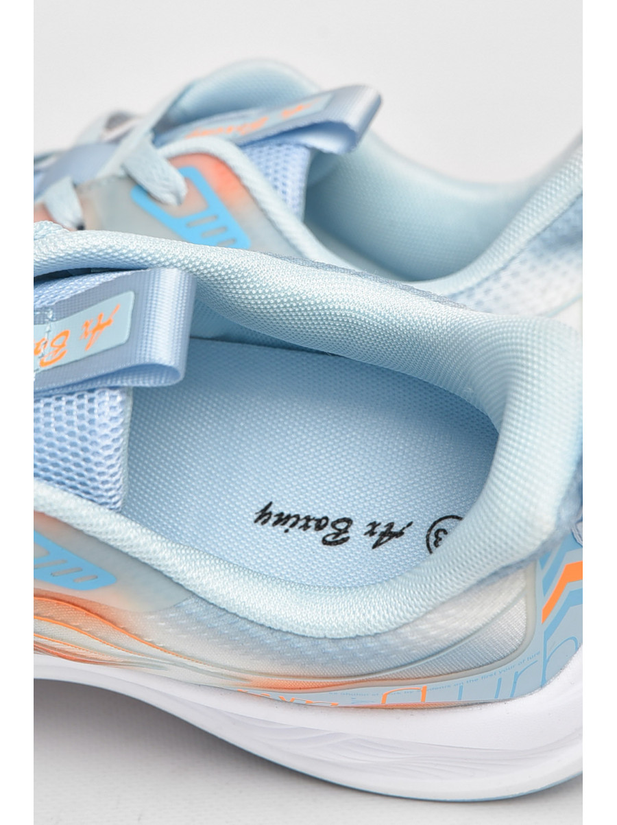 Кроссовки мужские голубого цвета на шнуровке 2849-2 211153C