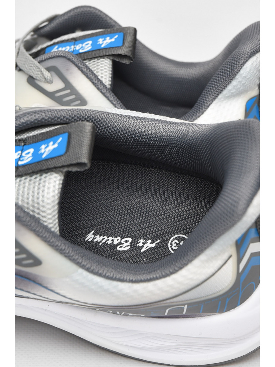 Кроссовки мужские светло-серого цвета на шнуровке 2849-4 211154C