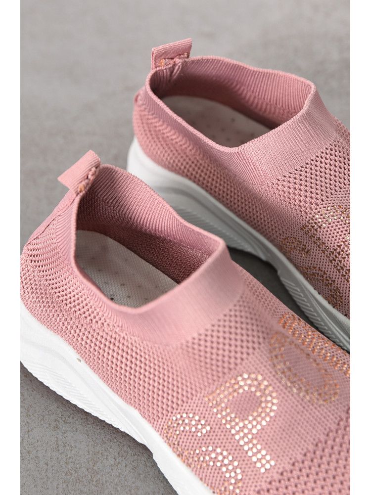 Мокасины женские пудрового цвета н52-3 211156C