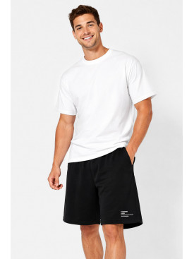 Шорты мужские однотонные черного цвета 21786 211158C