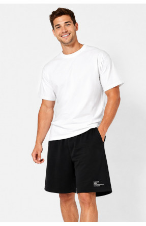 Шорты мужские однотонные черного цвета 21786 211158C