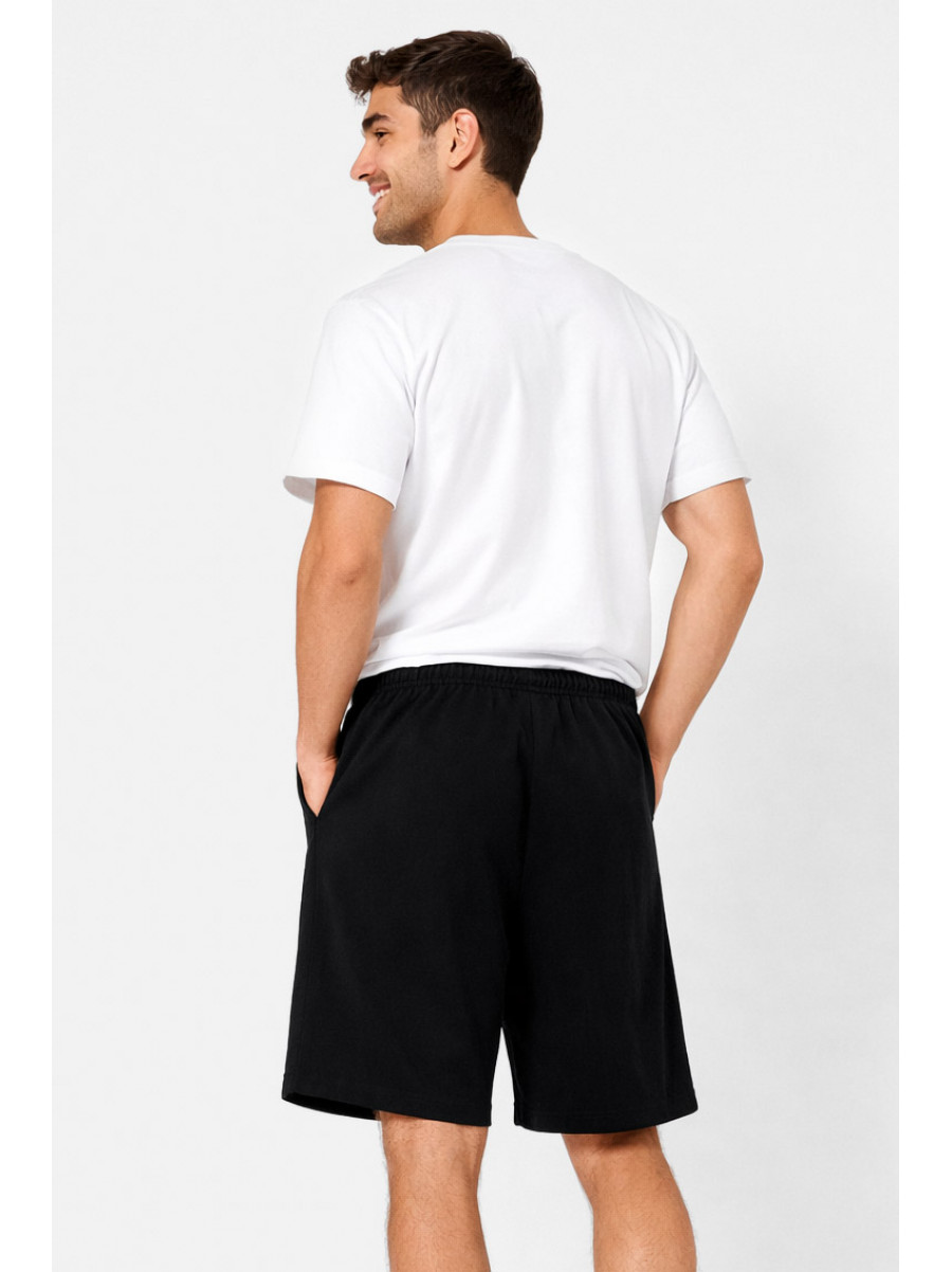 Шорты мужские однотонные черного цвета 21786 211158C