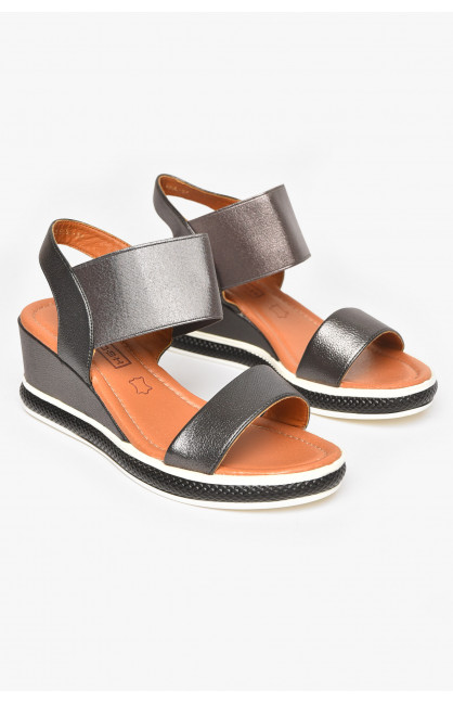 Босоножки женские серого цвета 995-L 211159C Босоножки женские серого цвета 995-L 211159C