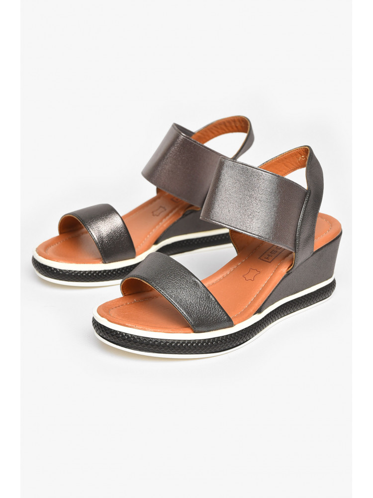 Босоножки женские серого цвета 995-L 211159C