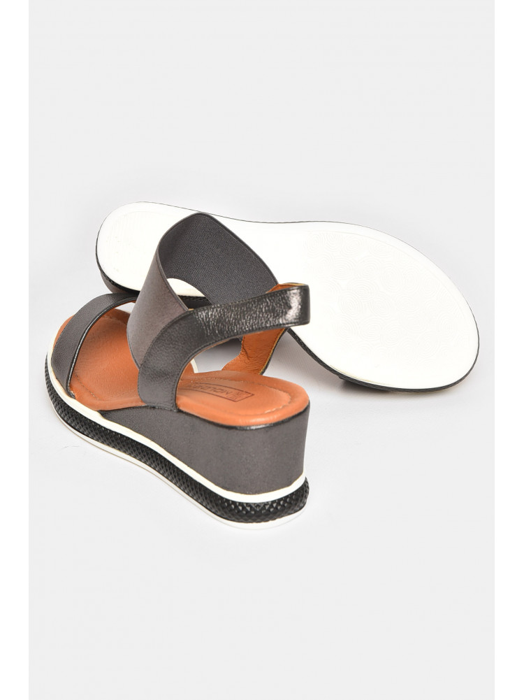 Босоножки женские серого цвета 995-L 211159C