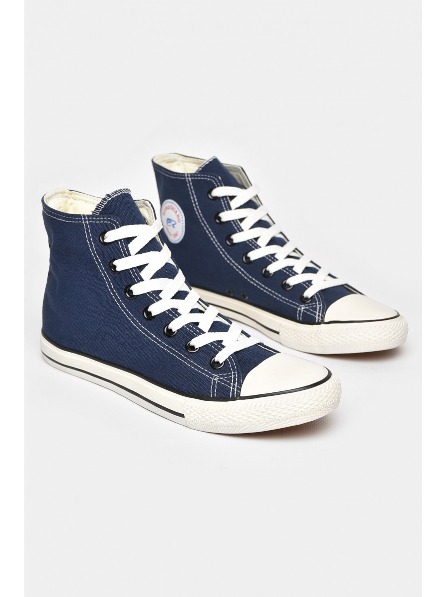 Кеды мужские синего цвета текстиль 8257 211171C