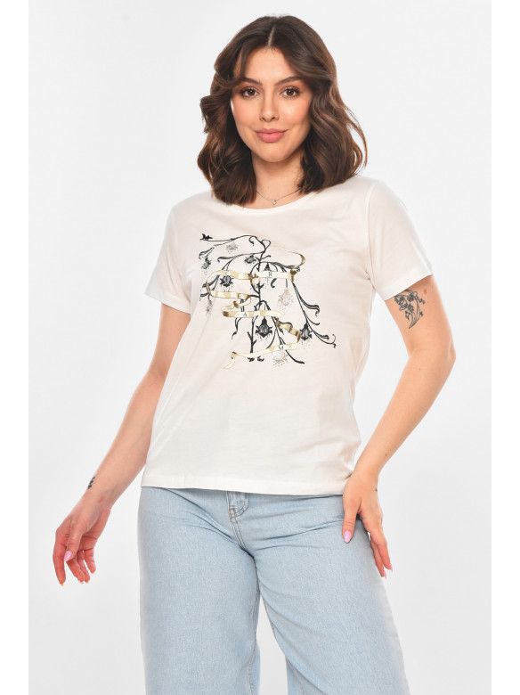 Футболка женская белого цвета 211176C