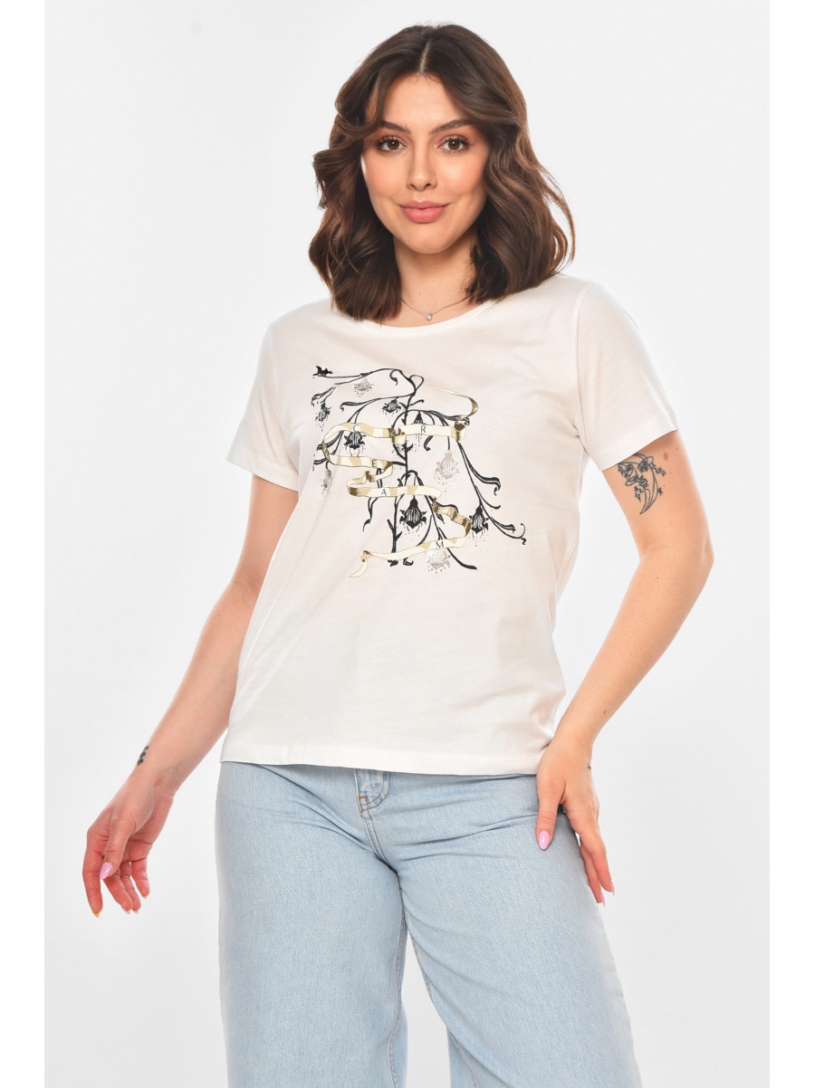 Футболка женская белого цвета 211176C