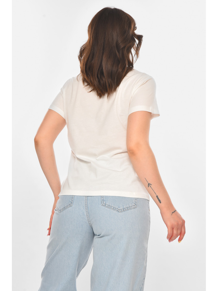 Футболка женская белого цвета 211176C