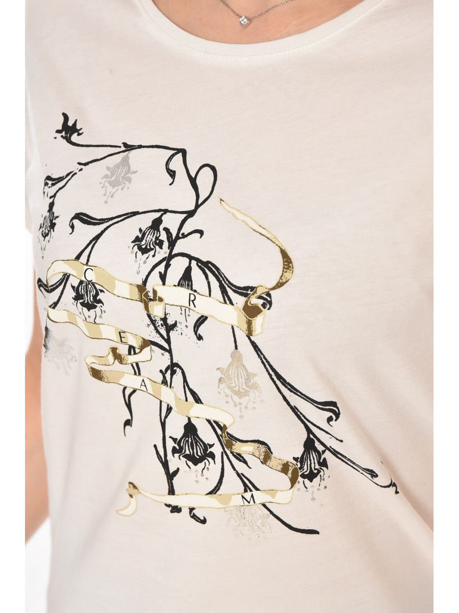 Футболка женская белого цвета 211176C