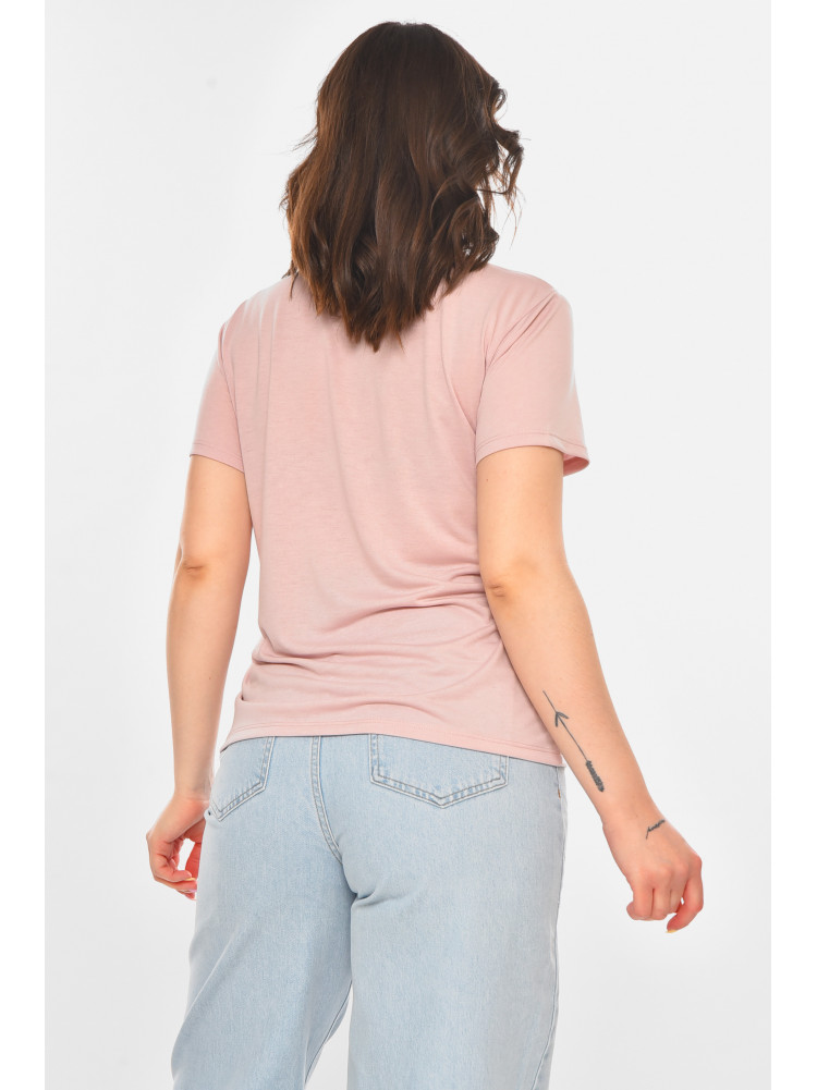 Футболка женская темно-розового цвета 211188C