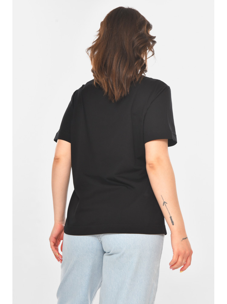 Футболка женская черного цвета 211192C