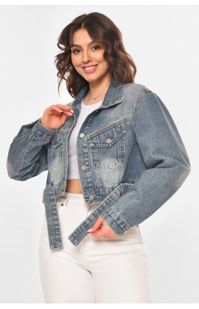 Куртка женская джинсовая голубого цвета 2301 211196C