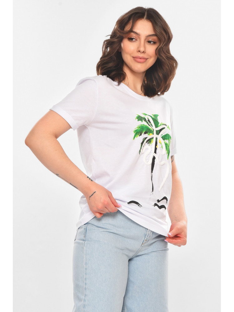 Футболка женская белого цвета 211201C