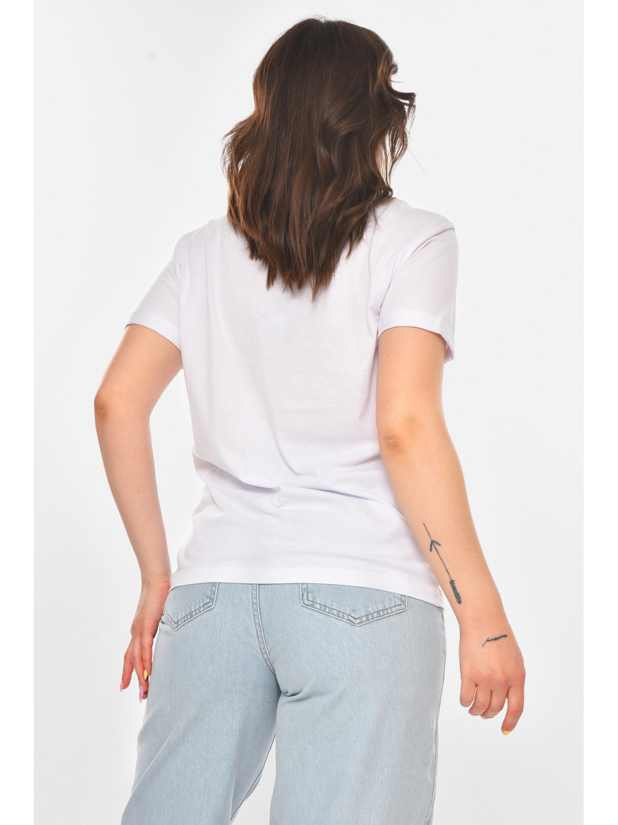 Футболка женская белого цвета 211201C