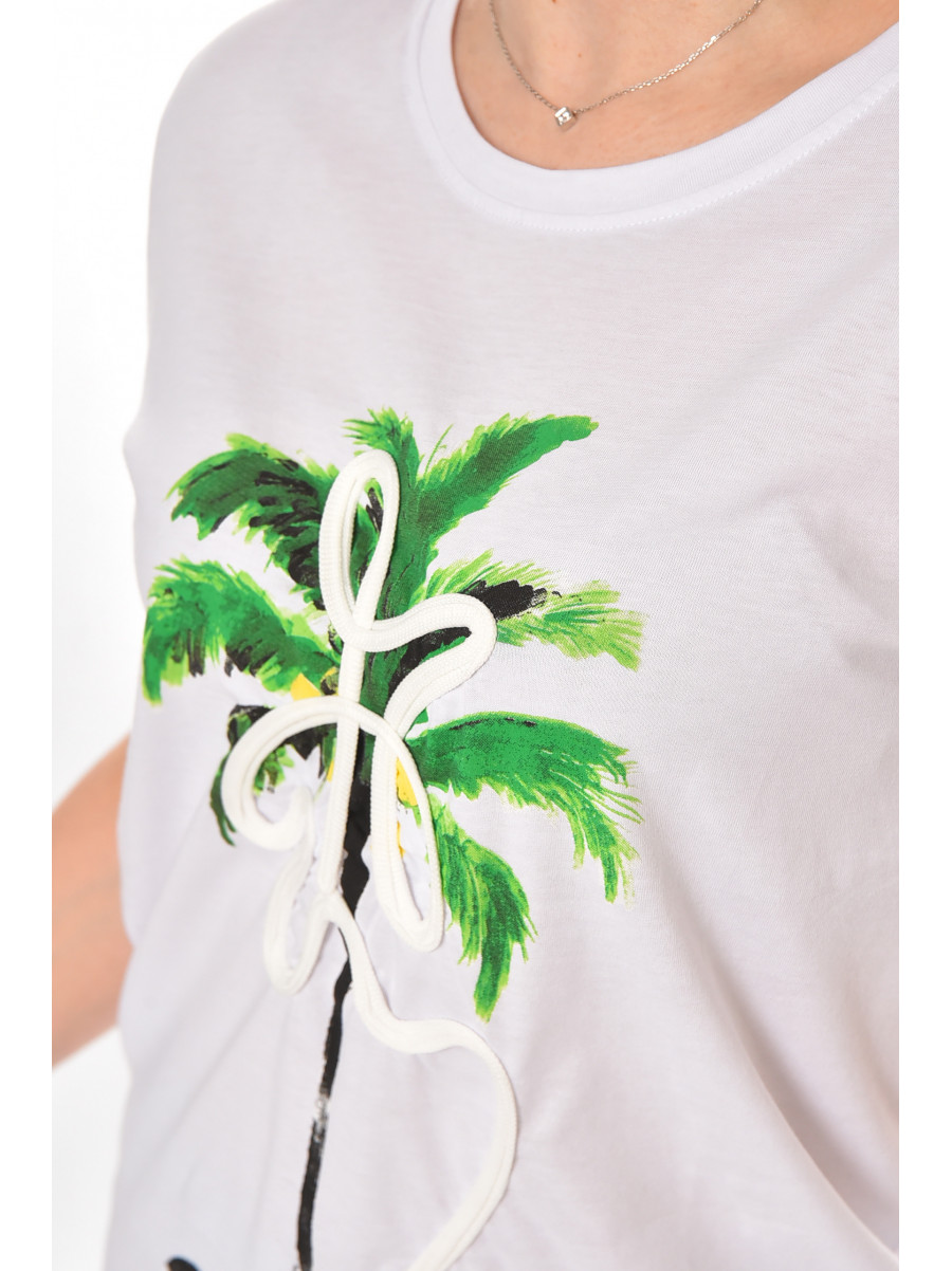 Футболка женская белого цвета 211201C