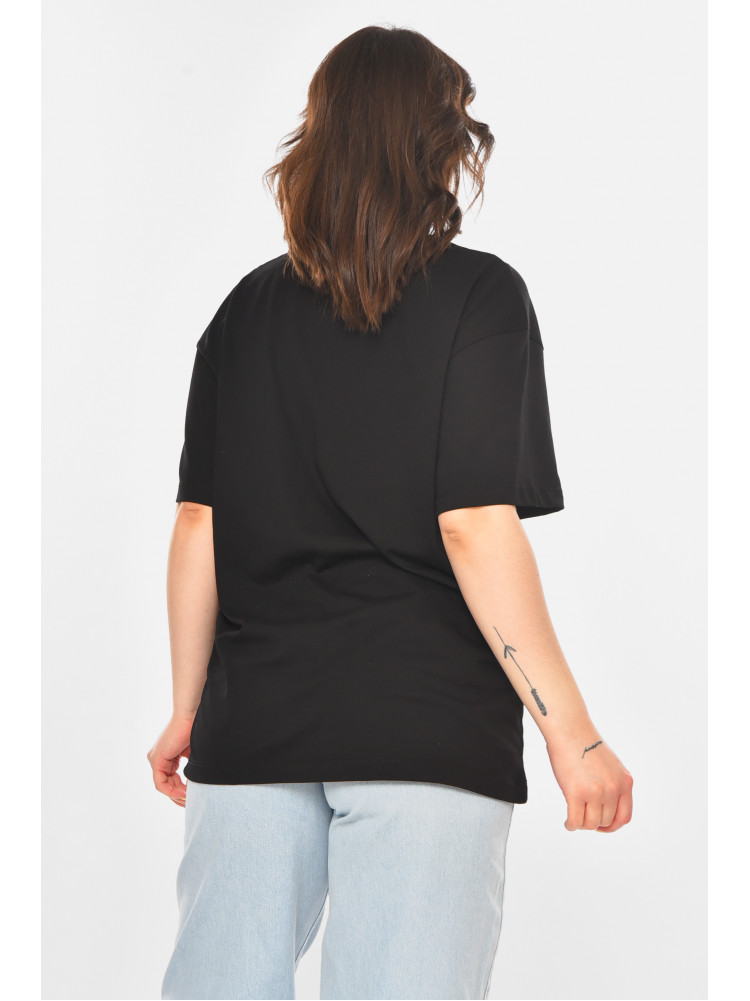 Футболка женская черного цвета 211202C