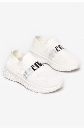 Кроссовки детские белого цвета 6258-6 211207C Кроссовки детские белого цвета 6258-6 211207C