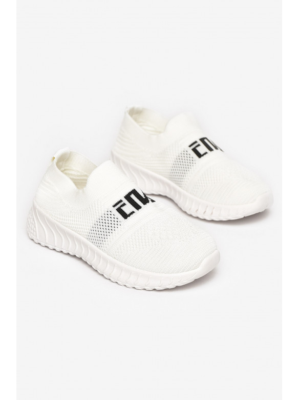 Кроссовки детские белого цвета 6258-6 211207C