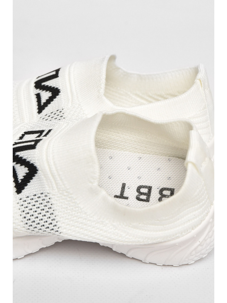 Кроссовки детские белого цвета 6258-6 211207C