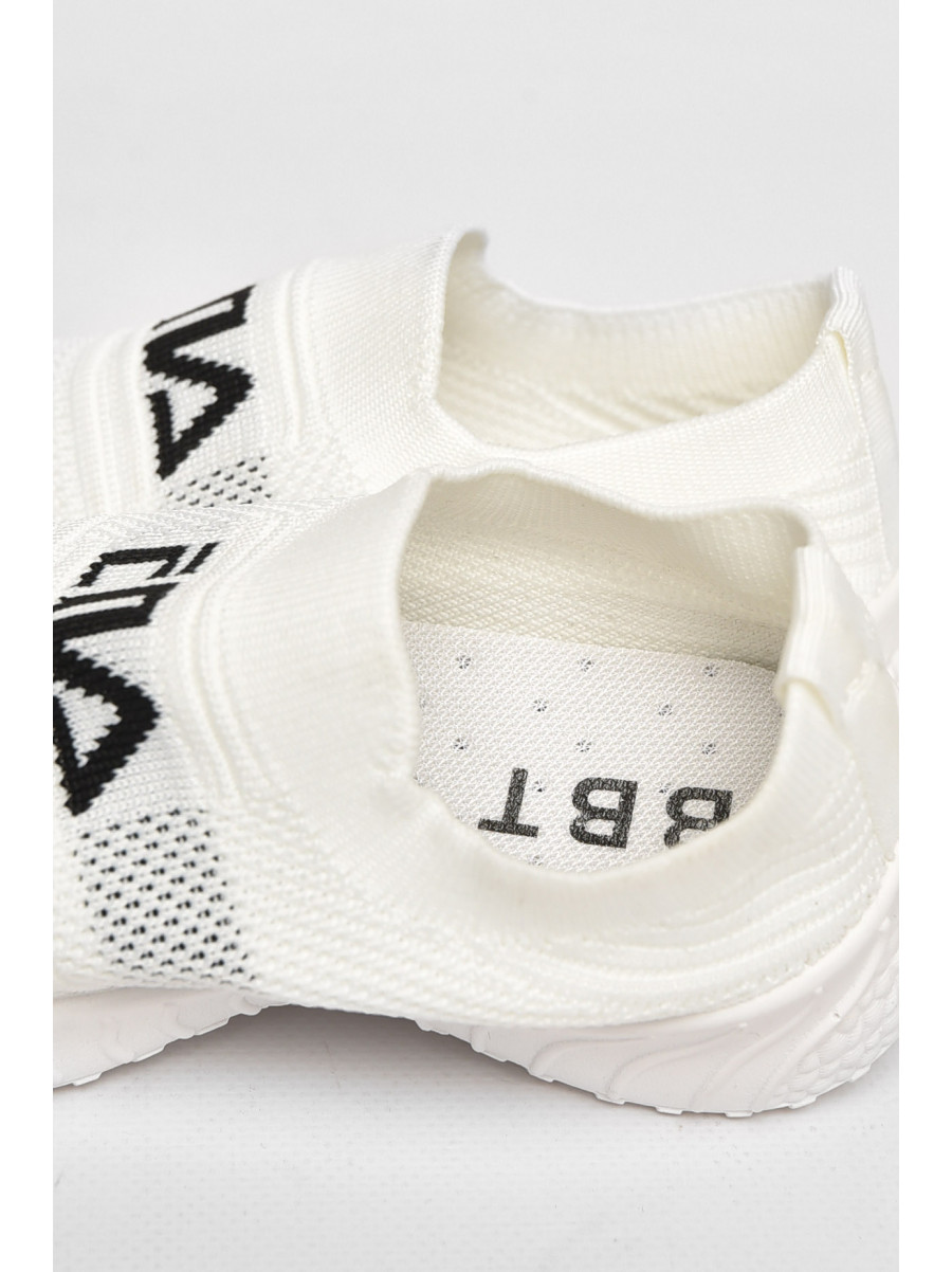 Кроссовки детские белого цвета 6258-6 211207C