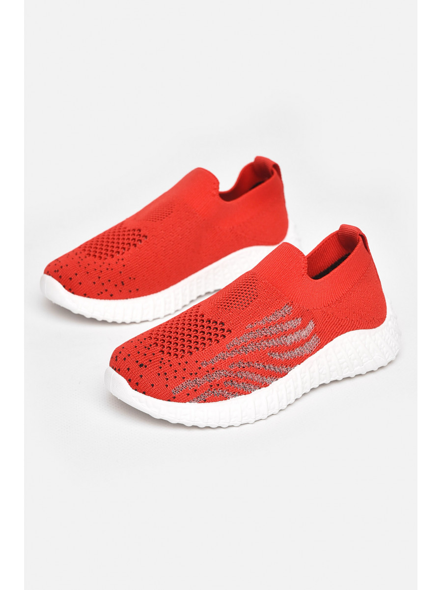 Кроссовки детские красного цвета 5326-1 211209C