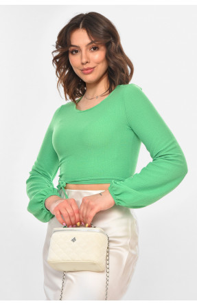 Топ женский однотонный салатового цвета 5091 211213C