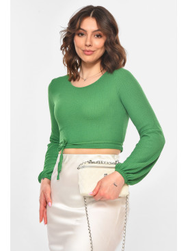 Топ женский однотонный зеленого цвета 5091 211217C