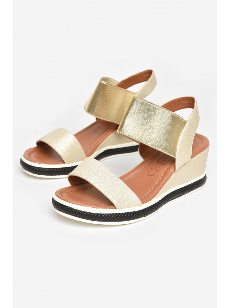 Босоножки женские бежевого цвета 995-L-3 211218C