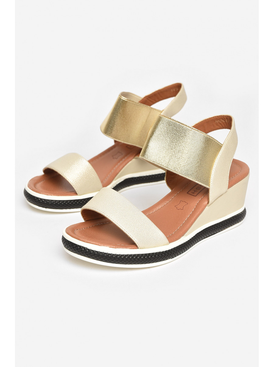 Босоножки женские бежевого цвета 995-L-3 211218C