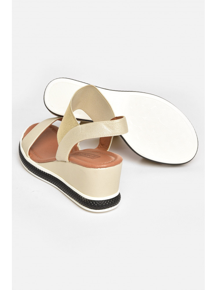 Босоножки женские бежевого цвета 995-L-3 211218C