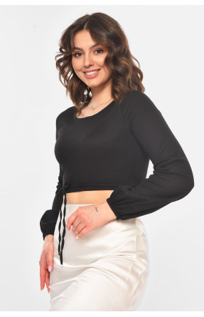 Топ женский однотонный черного цвета 5091 211219C