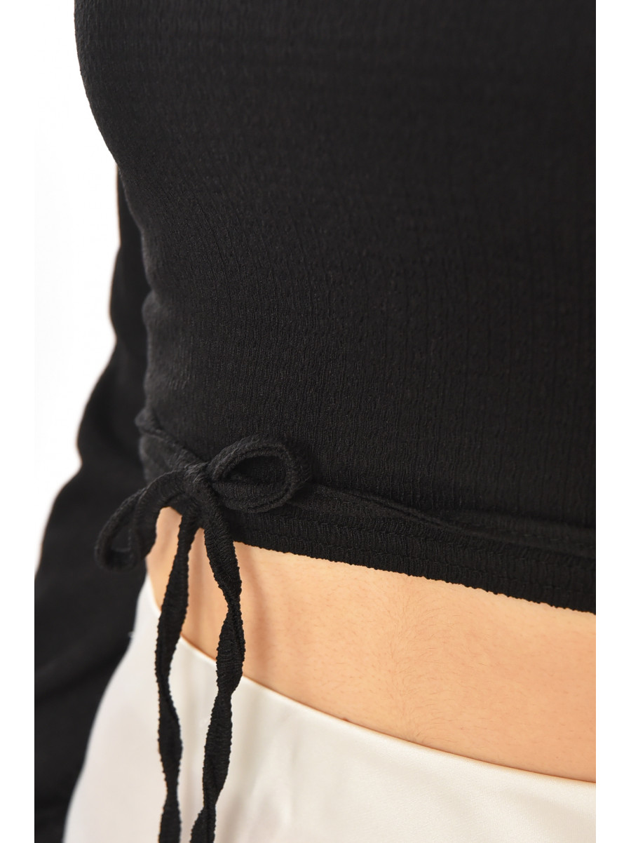 Топ женский однотонный черного цвета 5091 211219C