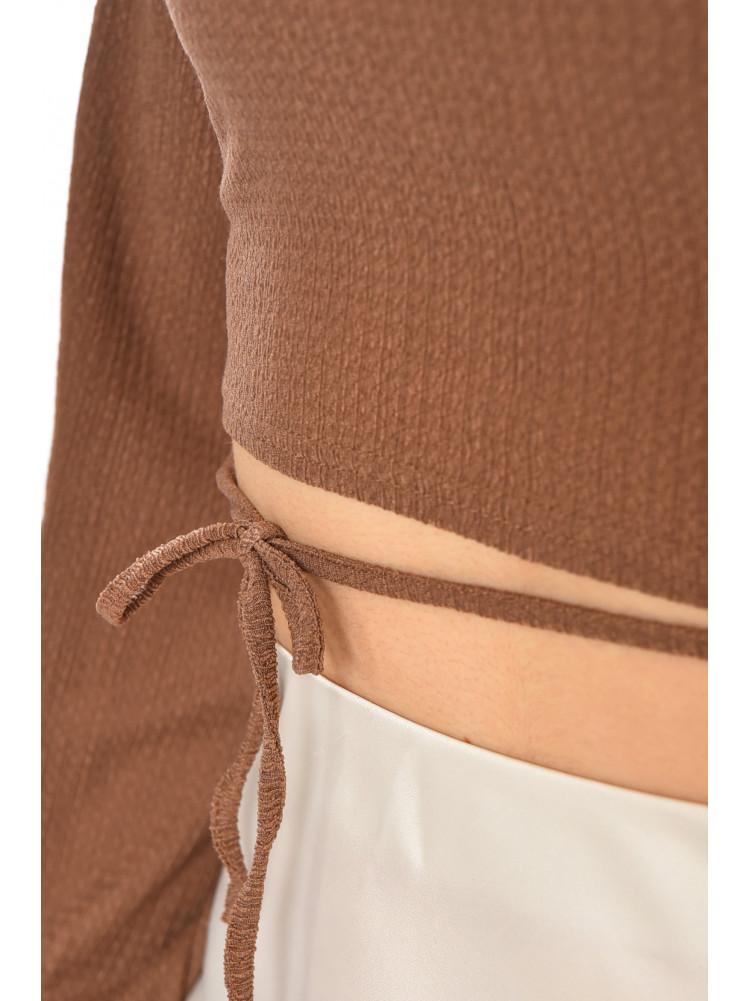 Топ женский однотонный коричневого цвета 5091 211223C