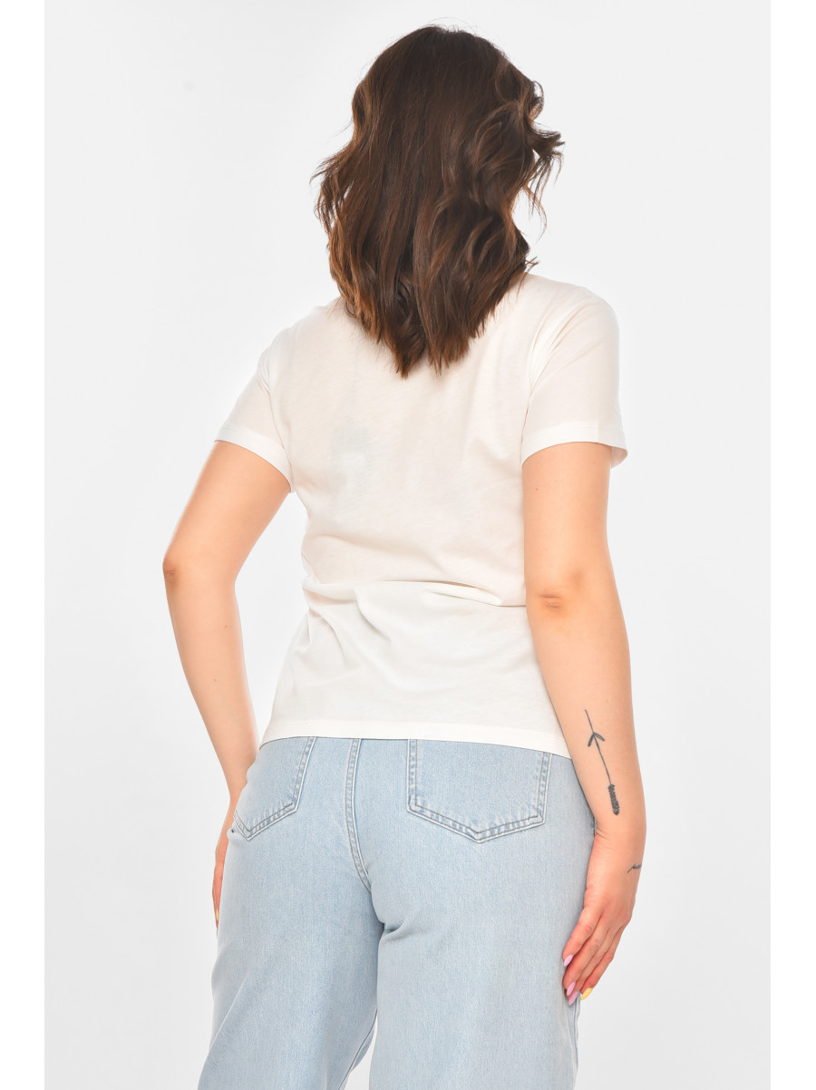 Футболка женская белого цвета 211225C