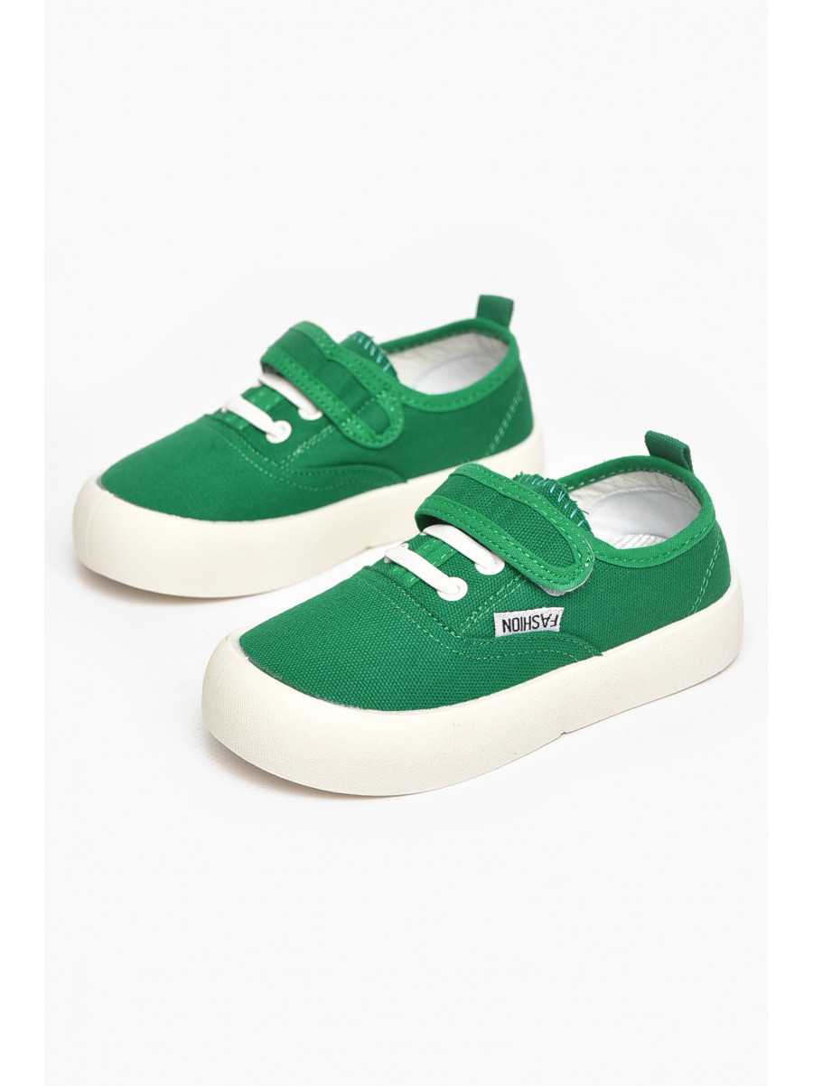 Кроссовки детские зеленого цвета F17-1 211238C