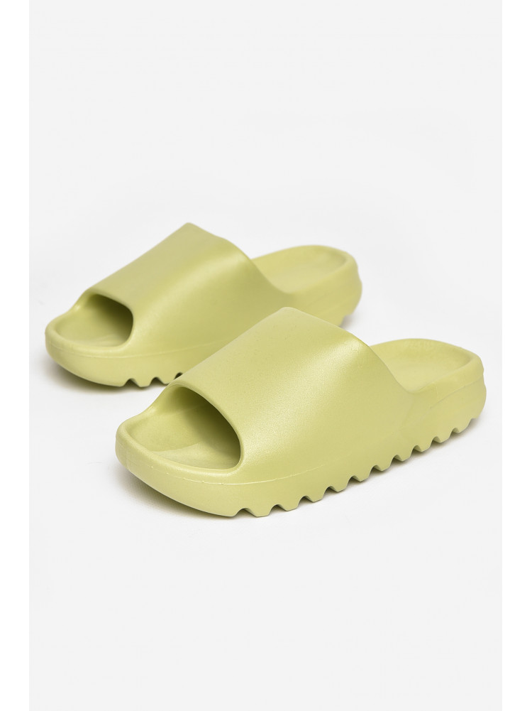 Шлепанцы резиновые женские оливкового цвета 9017-7 211241C