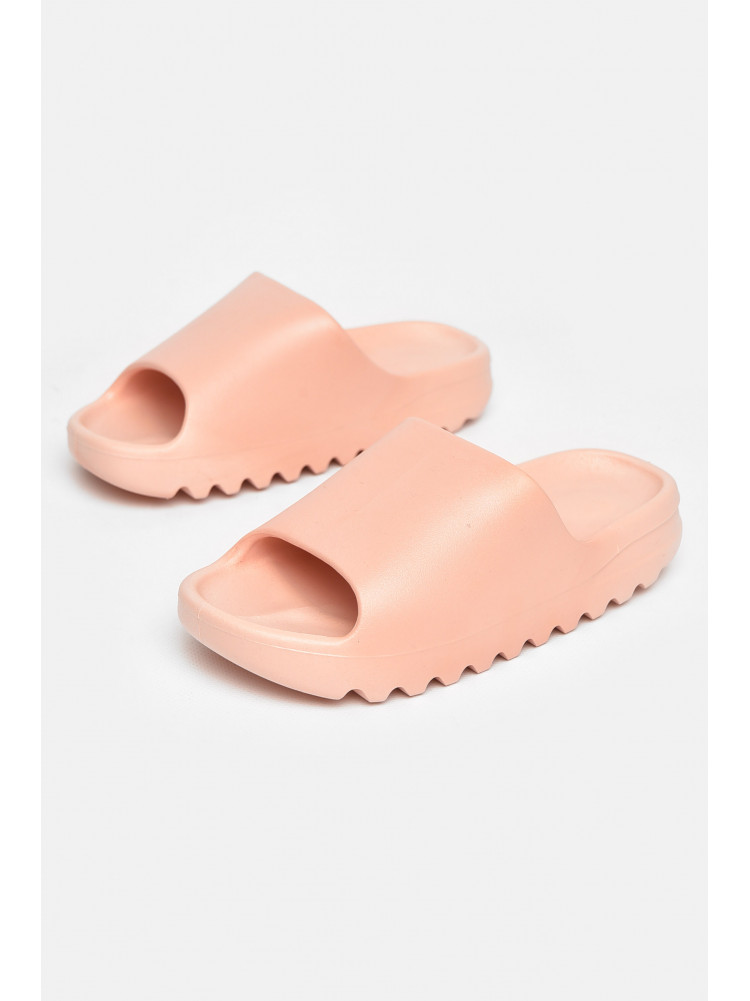 Шлепанцы резиновые женские пудрового цвета 9017-5 211242C