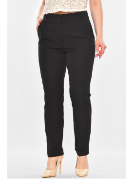 Брюки женские однотонные черного цвета 0105 211243C