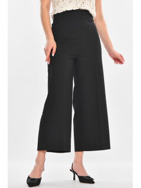 Штани жіночі однотонні чорного кольору 0090 211246C