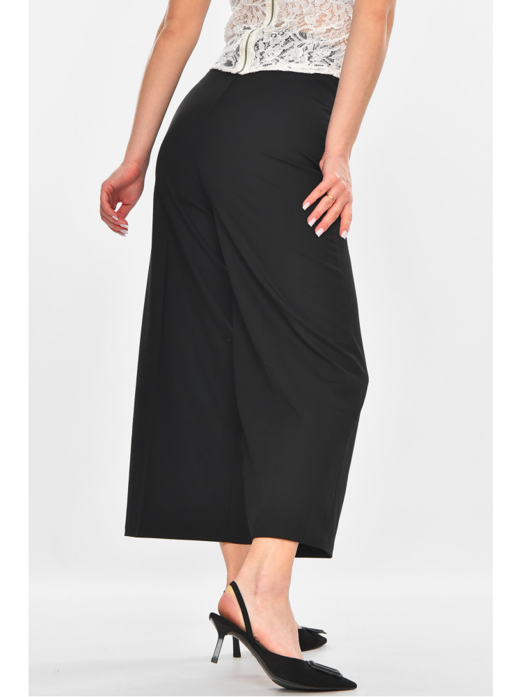 Брюки женские однотонные черного цвета 0090 211246C