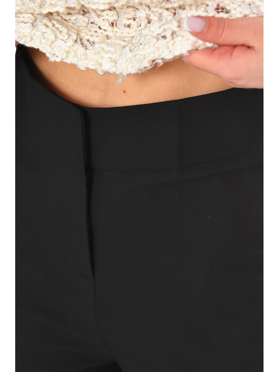 Брюки женские однотонные черного цвета 0090 211246C