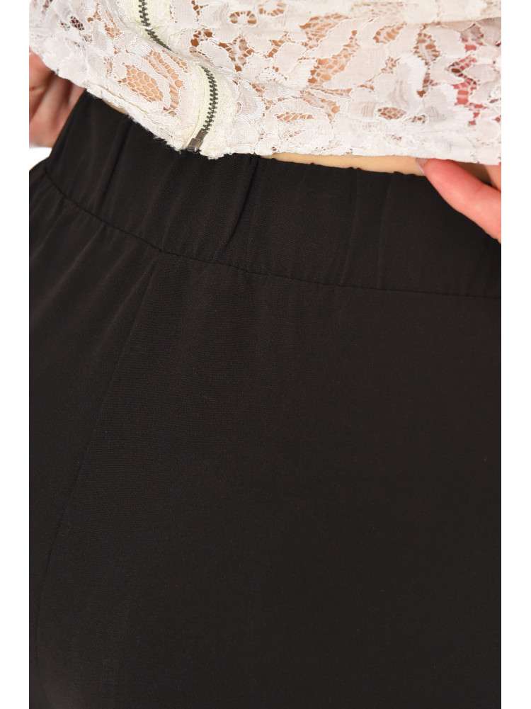 Брюки женские однотонные черного цвета 211247C