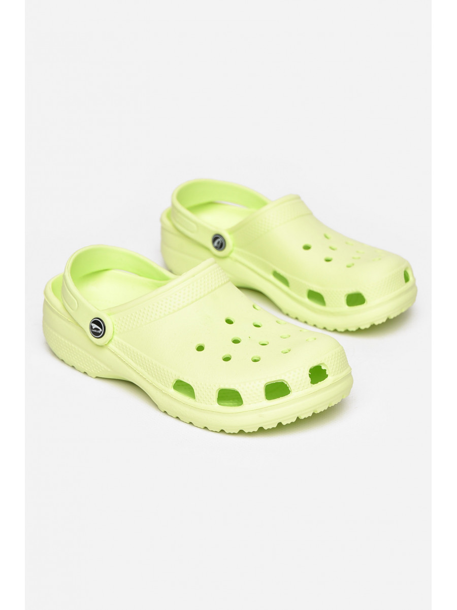 Кроксы детские салатового цвета 3001-3 211248C