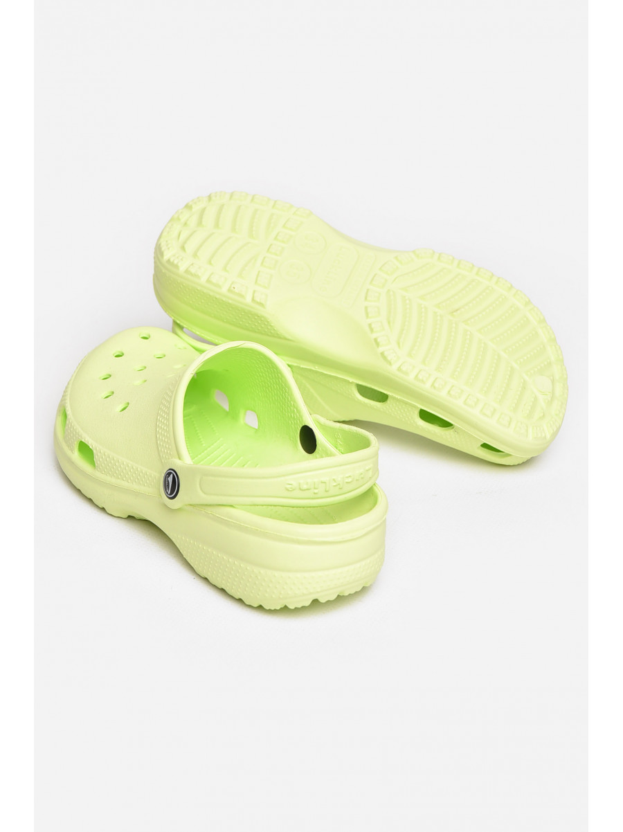 Кроксы детские салатового цвета 3001-3 211248C