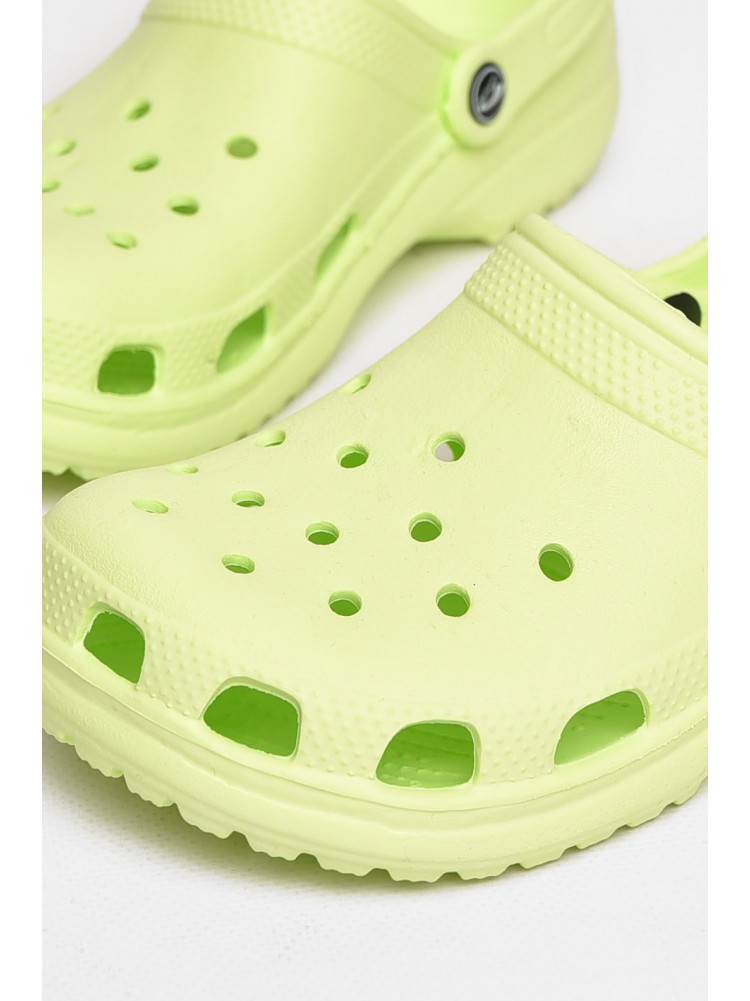 Кроксы детские салатового цвета 3001-3 211248C